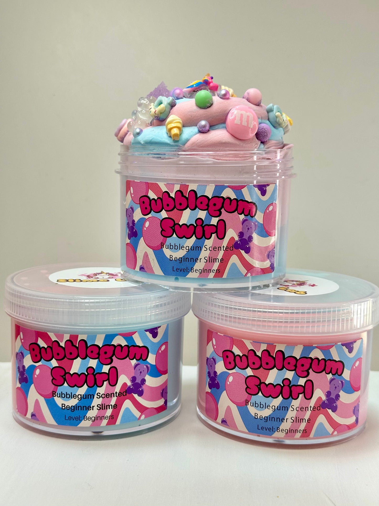 Bubblegum Swirl Slime | Slime Lab