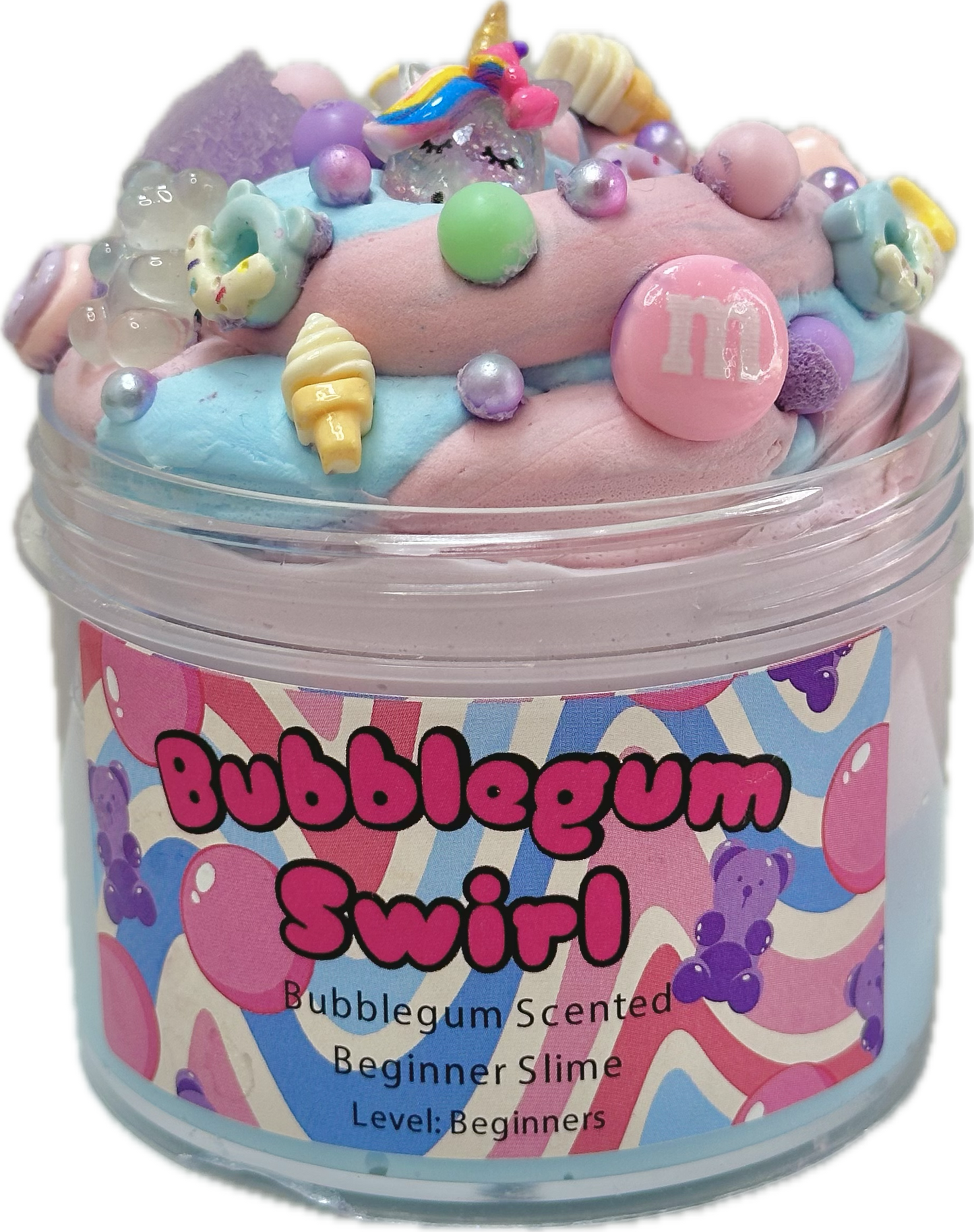 Bubblegum Swirl Slime | Slime Lab